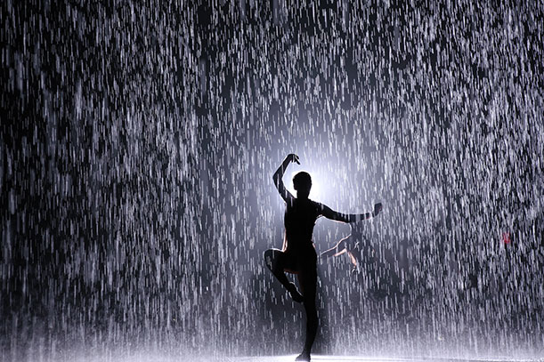 From the Rain Room Art Installation, Museum of Modern Art